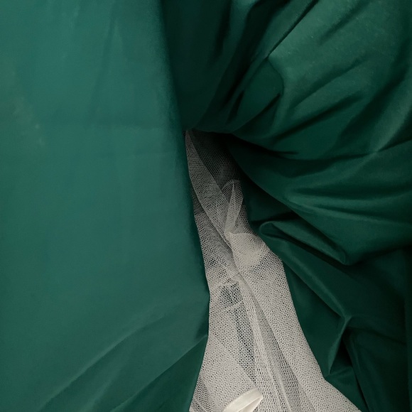 Sherri Hill Short High Neck Party Dress Emerald green - Picture 8 of 12